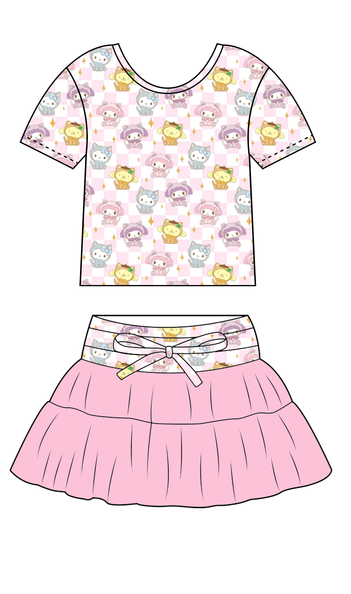 Kitty friends Tulle set