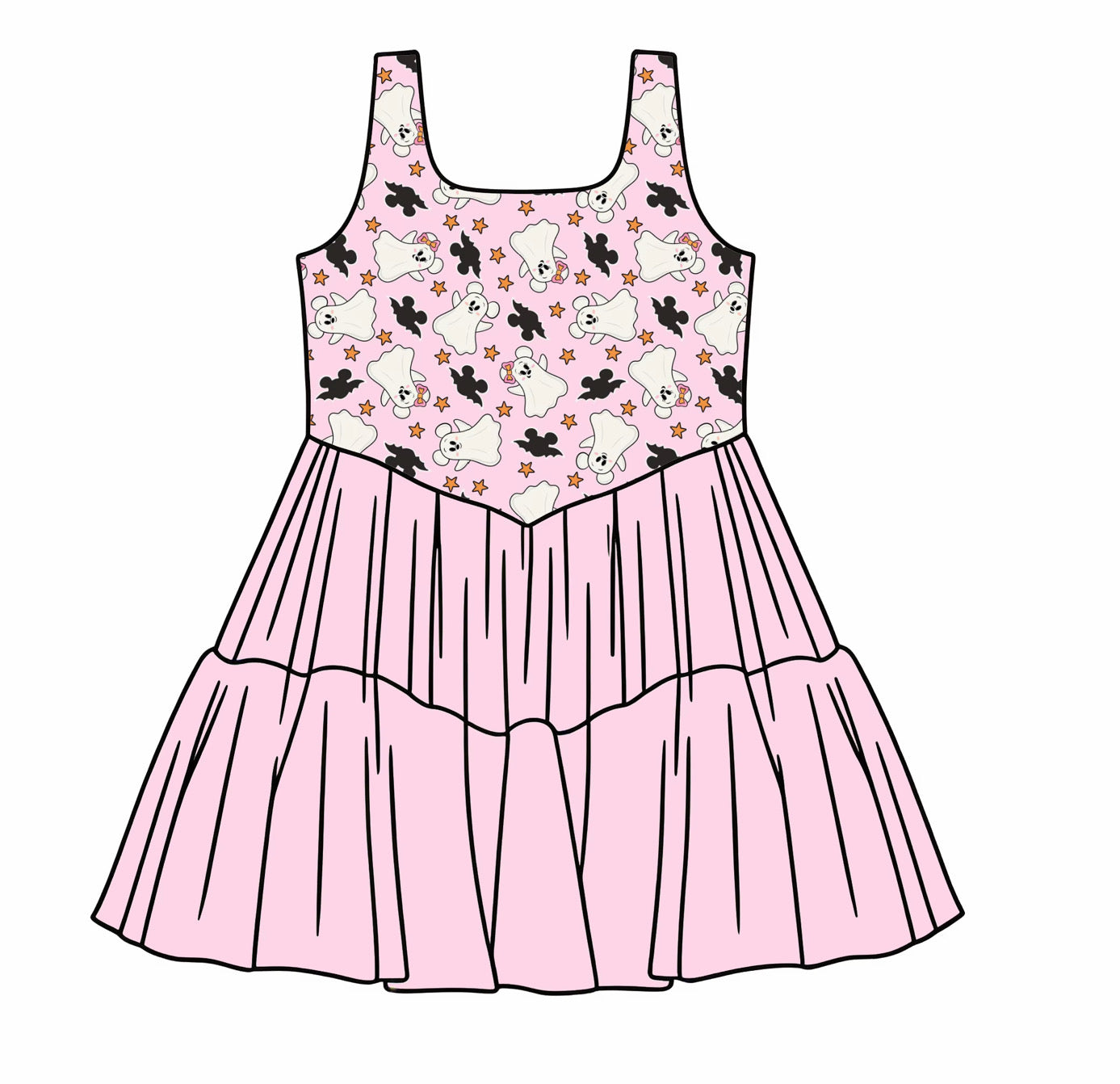 Batty Ghost Tulle Dress