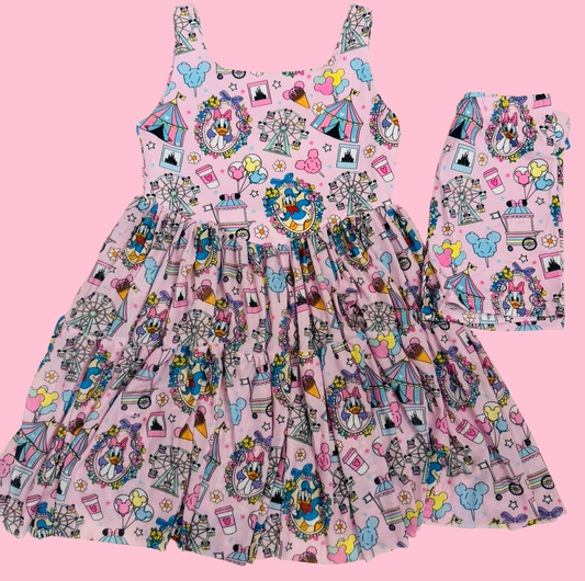 Pink Park Day Tulle Dress