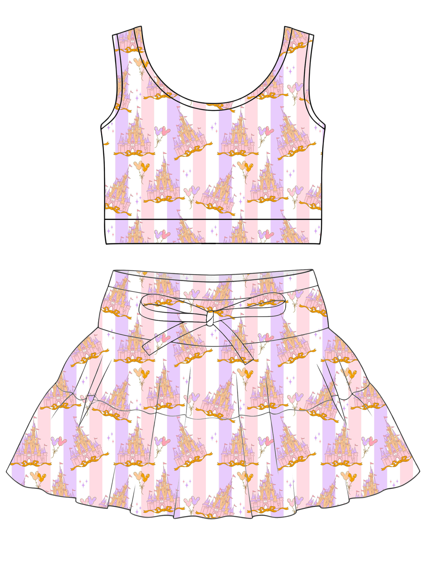 Fall Castle Tulle Set