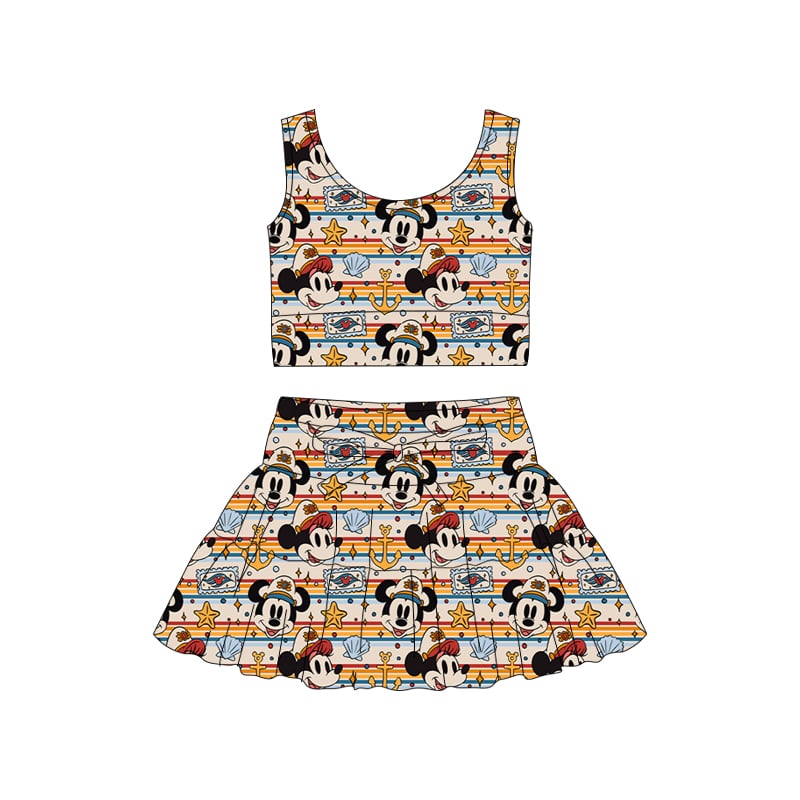 ✨Cruise✨ Mickey + Minnie sailors tulle set