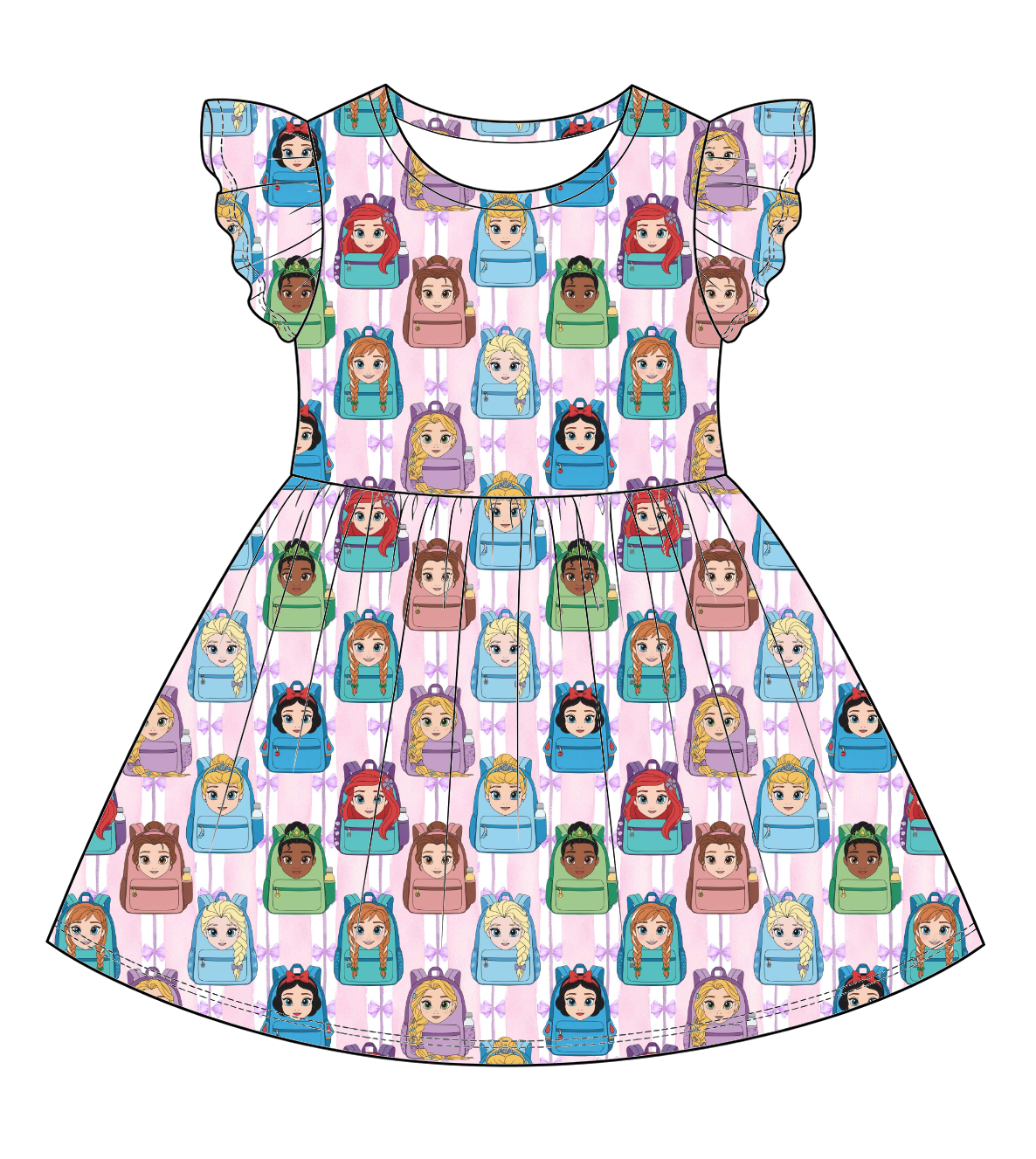 Princess backpacks Twirl Dress