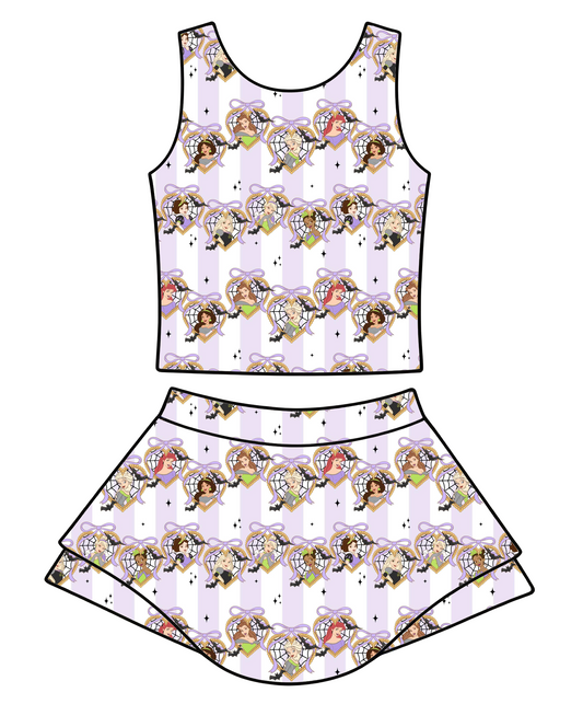 Spooky Princess yoga set