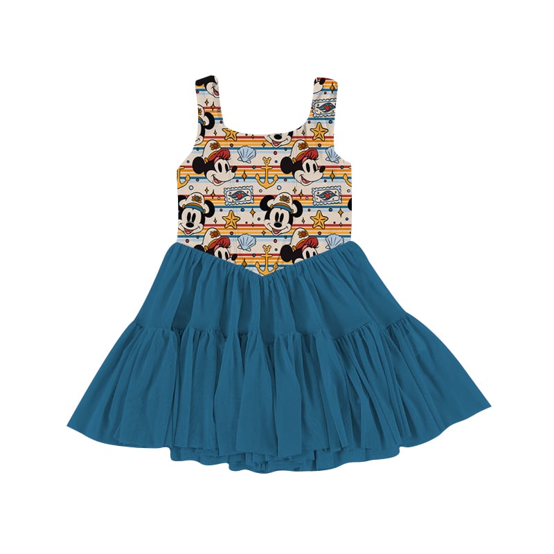✨Cruise✨ Mickey + Minnie Sailors twirl dress