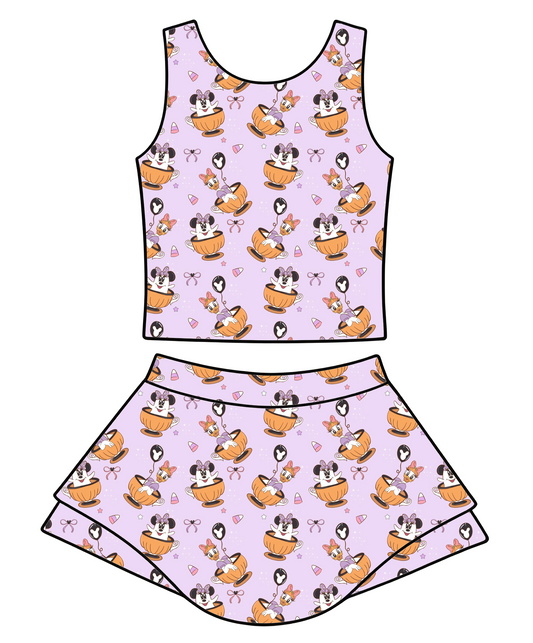 Spooky Teacups Yoga set