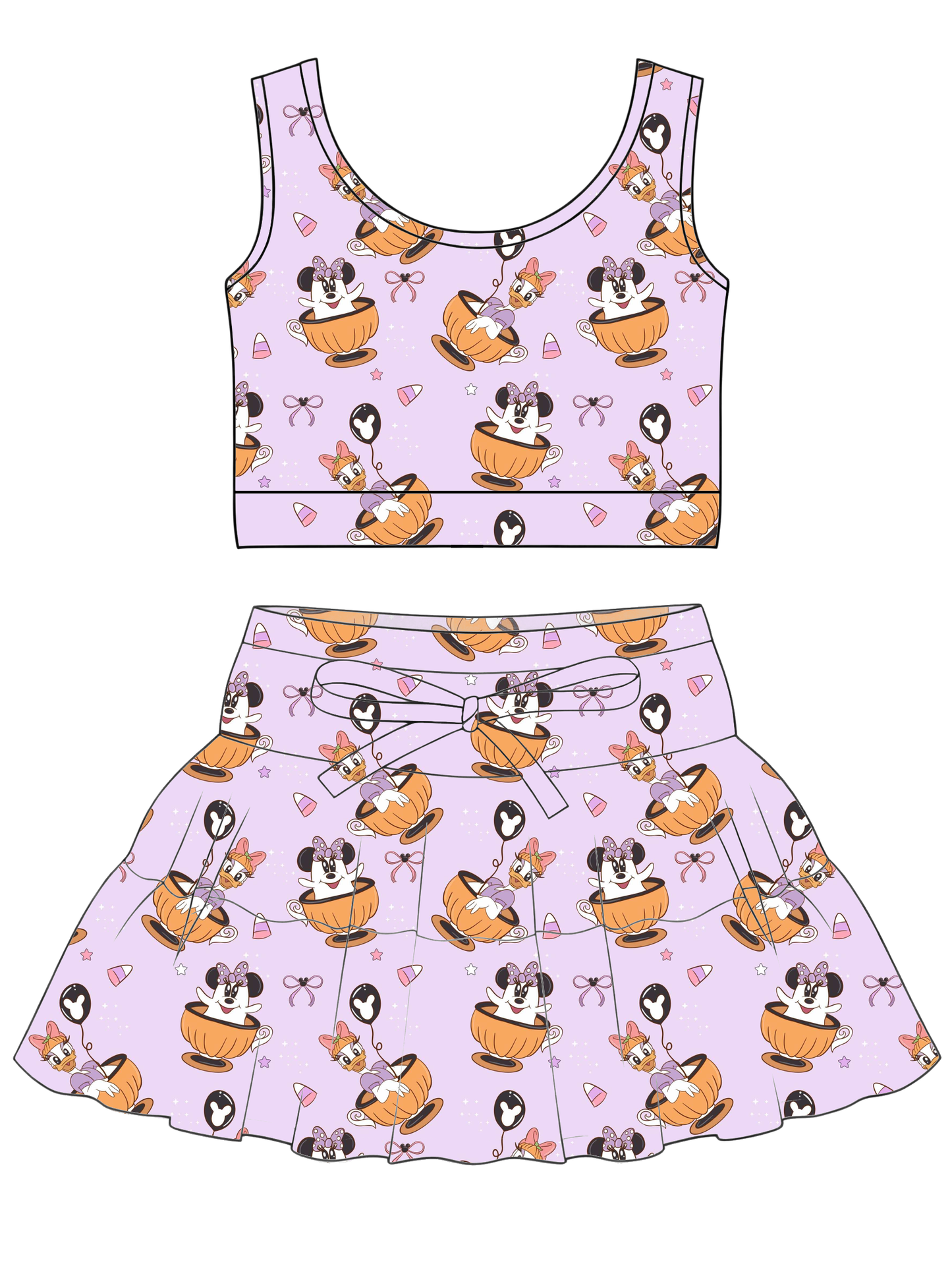 Spooky Teacups Tulle set