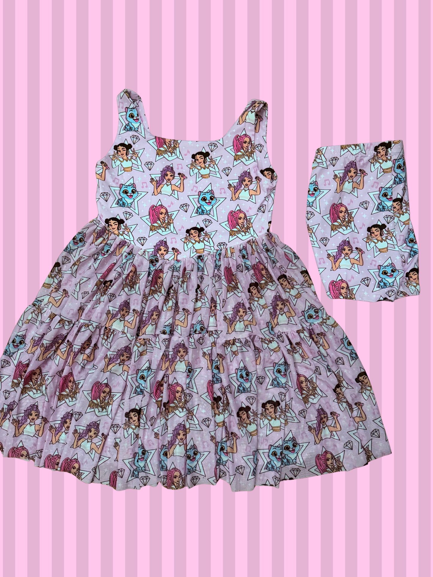 PINK KPOP Tulle dress