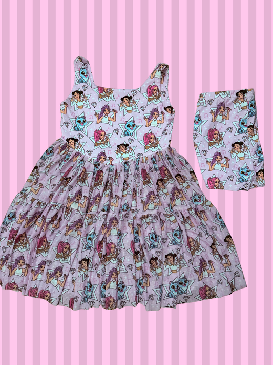 PINK KPOP Tulle dress