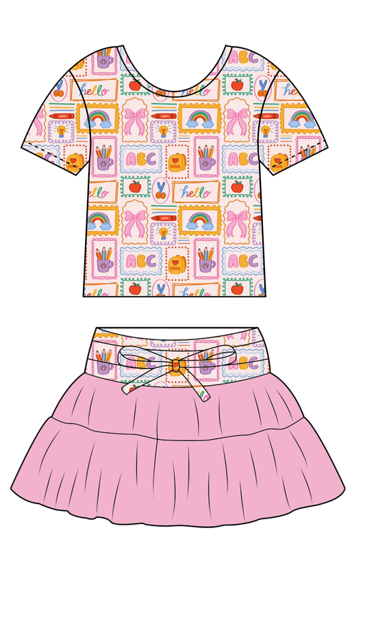 Preppy Pink Tulle Set