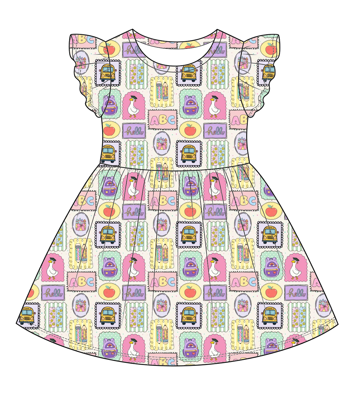 Silly Goose Twirl Dress