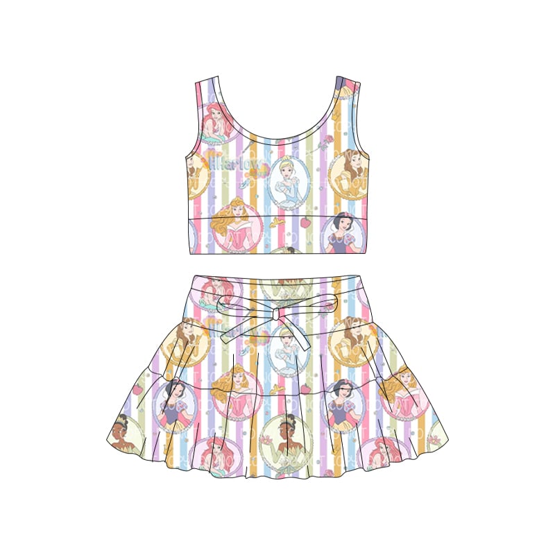 Princess striped tulle set