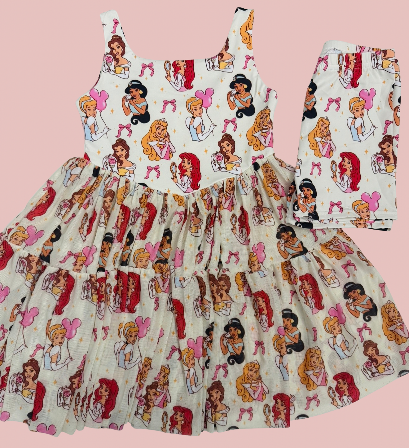 Princess bows tulle dress