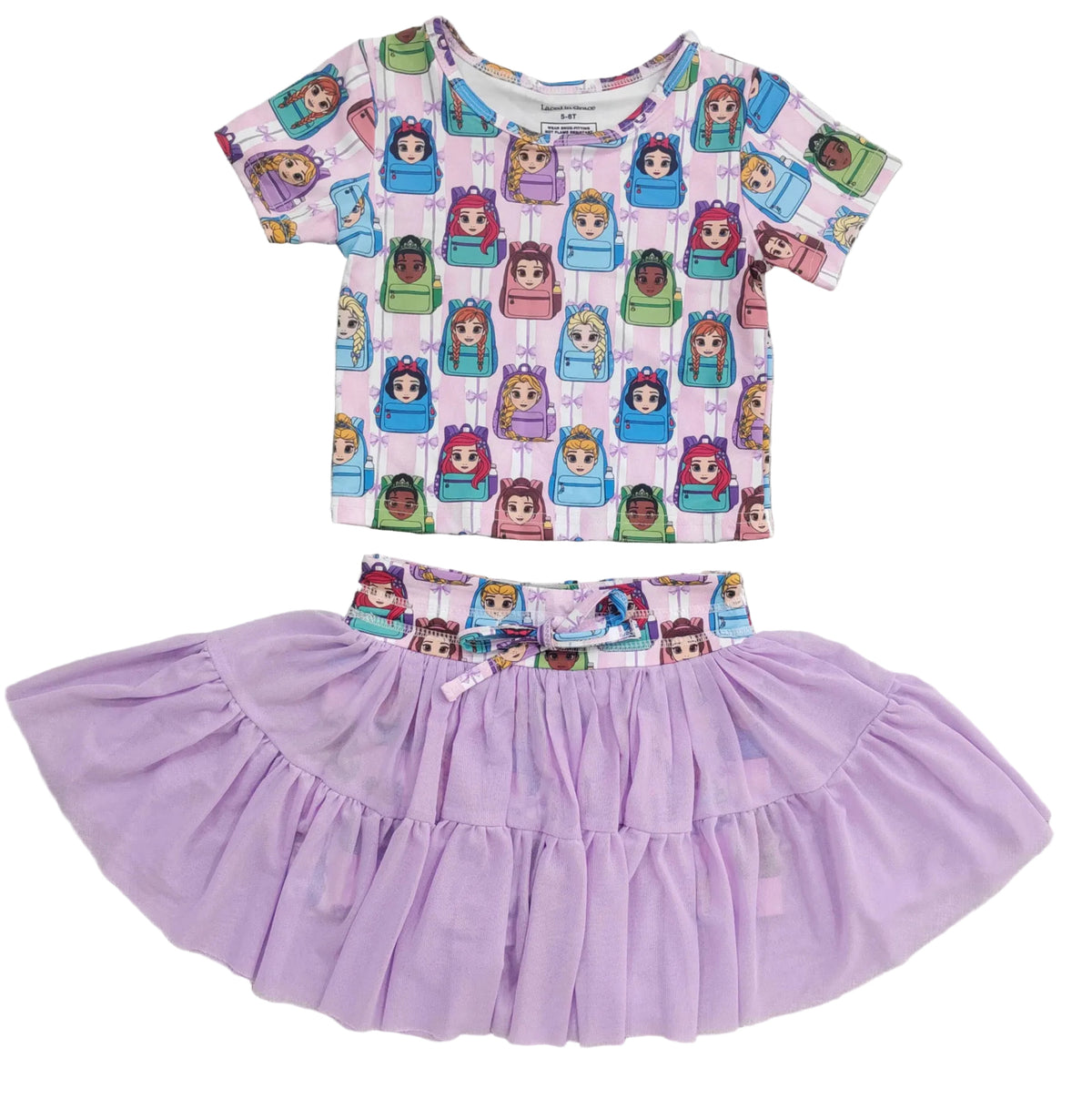 Princess backpacks tulle set