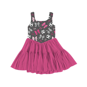 Soccer Bows Twirl Dress🎀