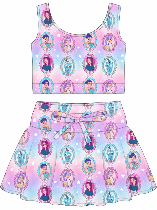 ✨KPOP bow frame Tulle set✨
